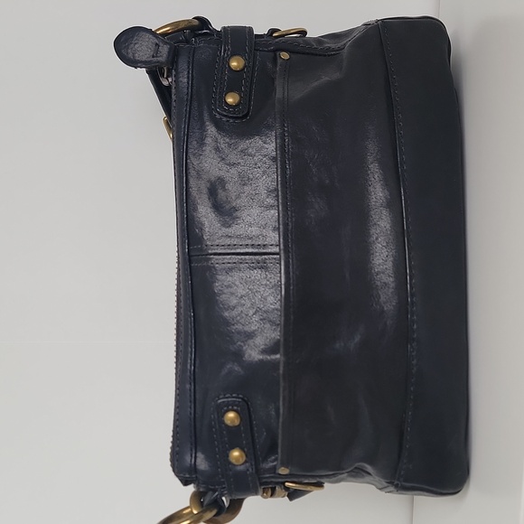 🖤💛 Vintage COACH Leather Shoulder Bag - Picture 3 of 10